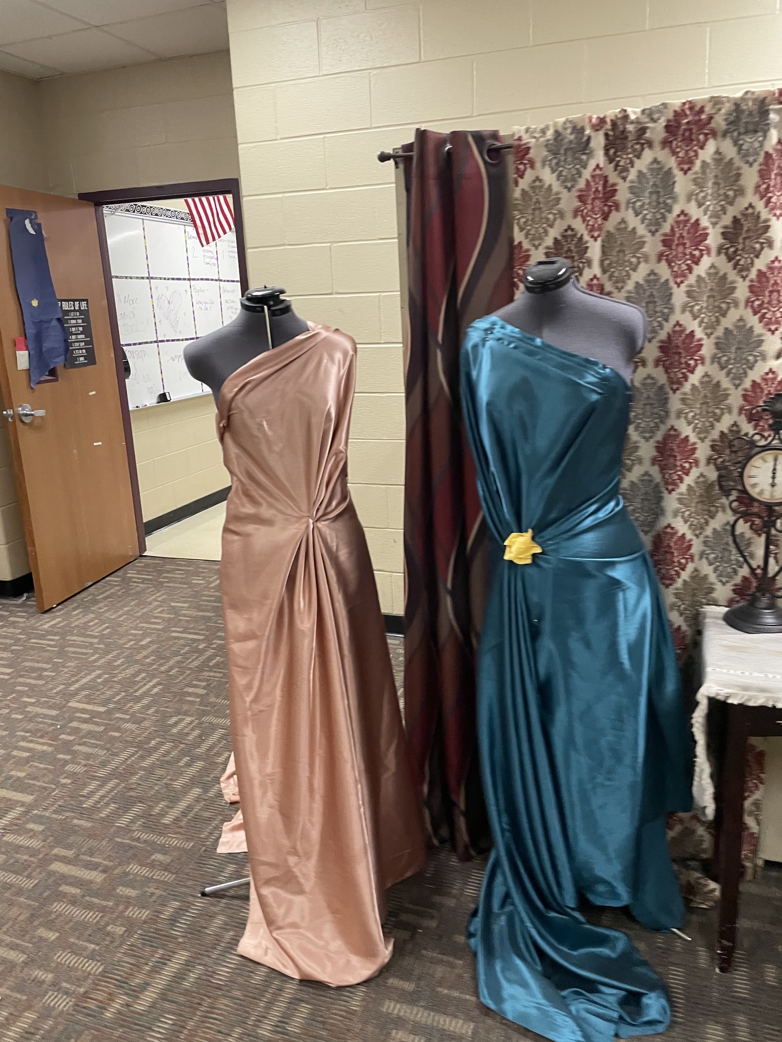 Magnolia West High School student career and technical education project display